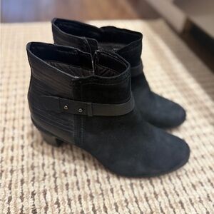 Rockport Classic Black Ankle Booties